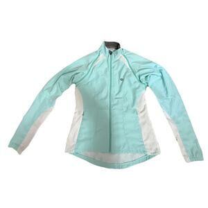 PEARL IZUMI Women’s Cycling Sea Green Light Weight Running Rain Jacket Small